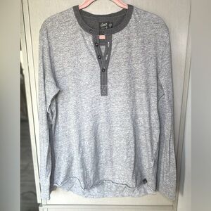 Grayers Gray Henley Shirt